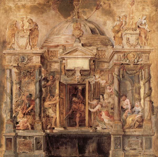 Peter Paul Rubens The Temle of Janus France oil painting art